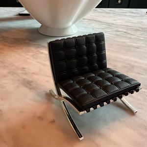 Miniature 1929 Barcelona Chair by Mies van der Rohe